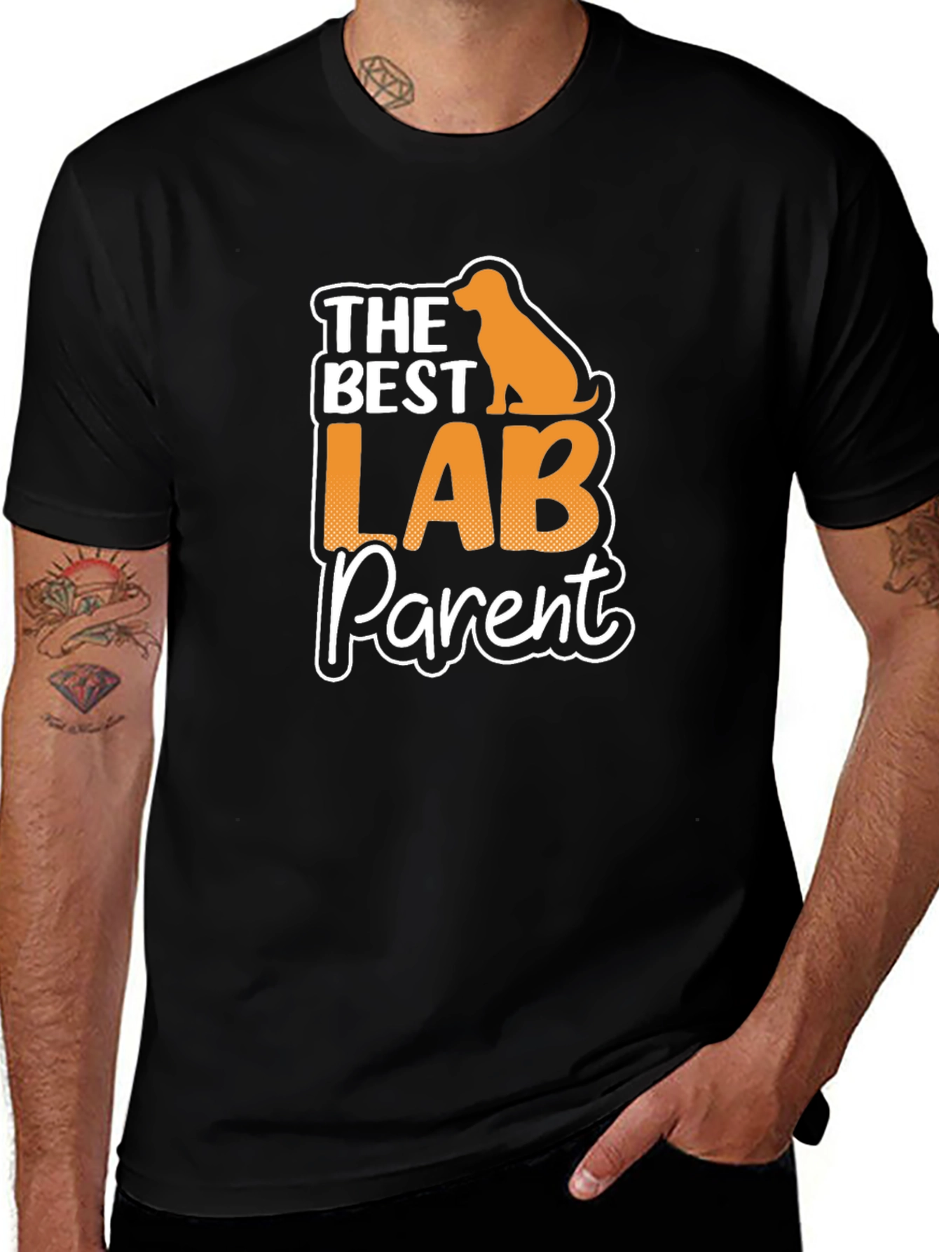 Best Lab Parent Black T-Shirt
