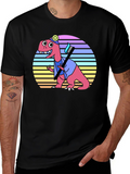 Dino Dentist T-Shirt - Novelty Graphic Tee