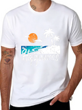 Happiness Island Graphic T-Shirt -  Casual Wear