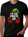 Athletic Elf Christmas T-Shirt
