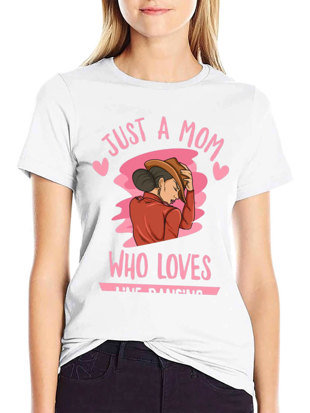 Just A Mom Who Loves Line Dancing T-Shirt