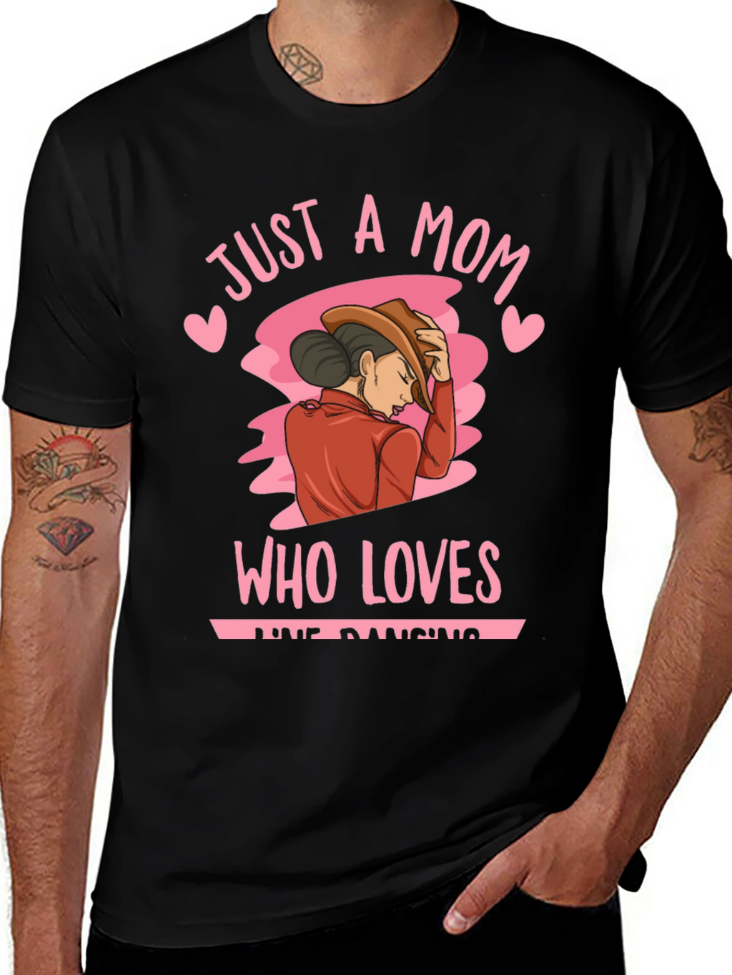 Just A Mom Who Loves Line Dancing T-Shirt
