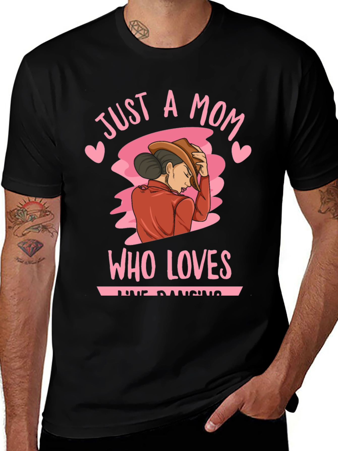 Just A Mom Who Loves Line Dancing T-Shirt