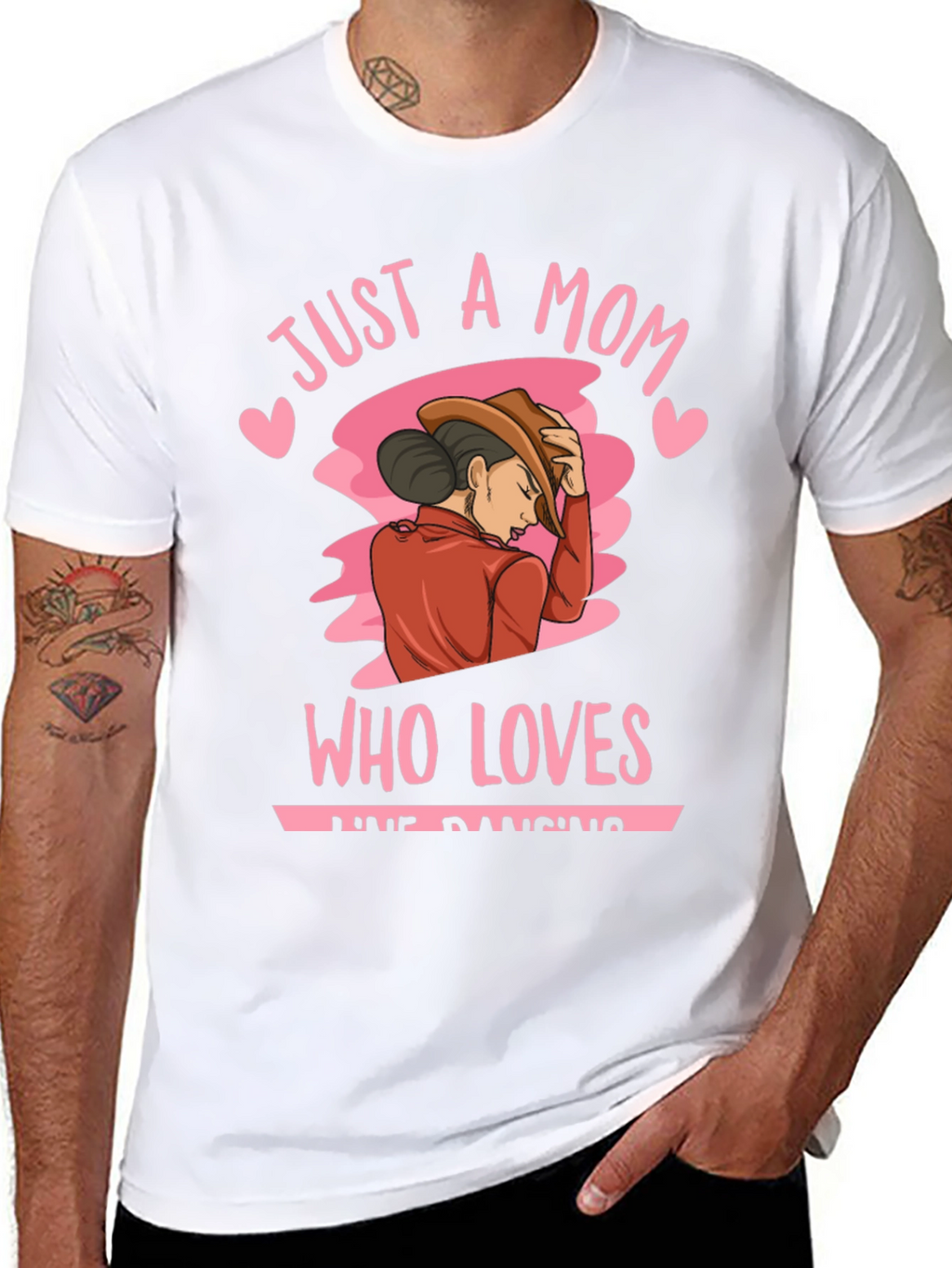 Just A Mom Who Loves Line Dancing T-Shirt