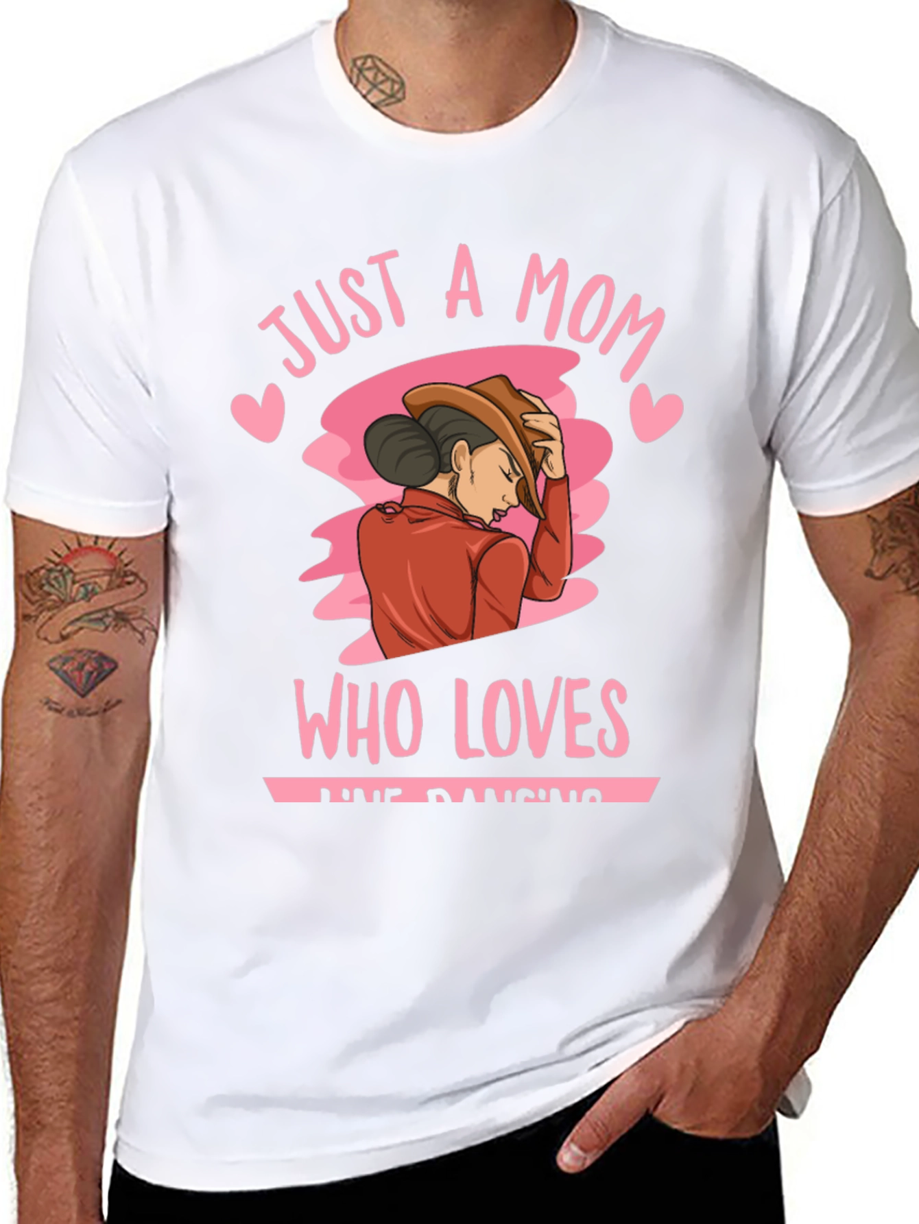 Just A Mom Who Loves Line Dancing T-Shirt
