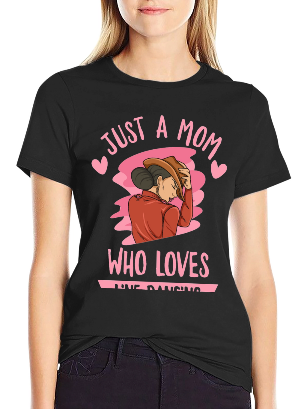 Just A Mom Who Loves Line Dancing T-Shirt
