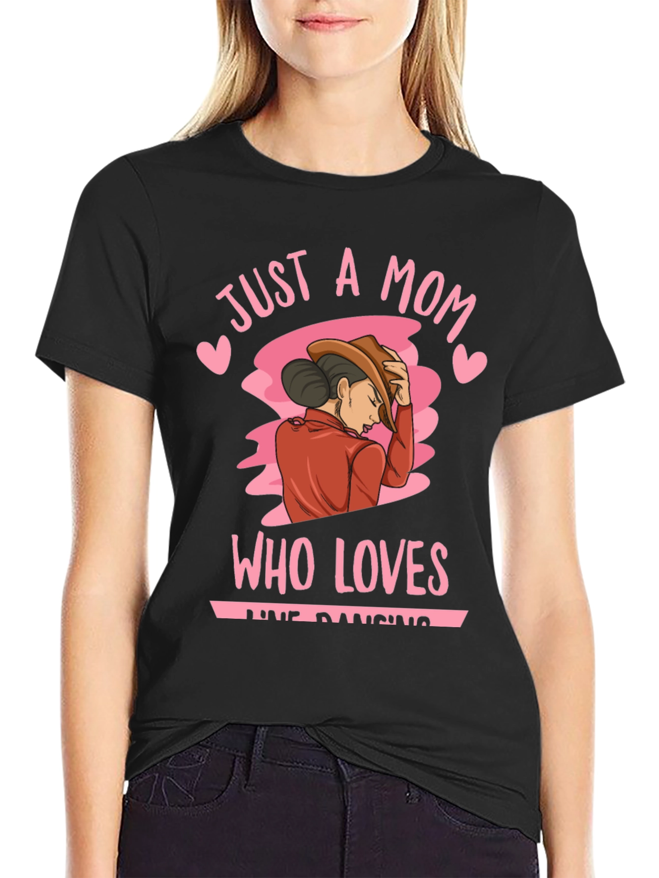Just A Mom Who Loves Line Dancing T-Shirt