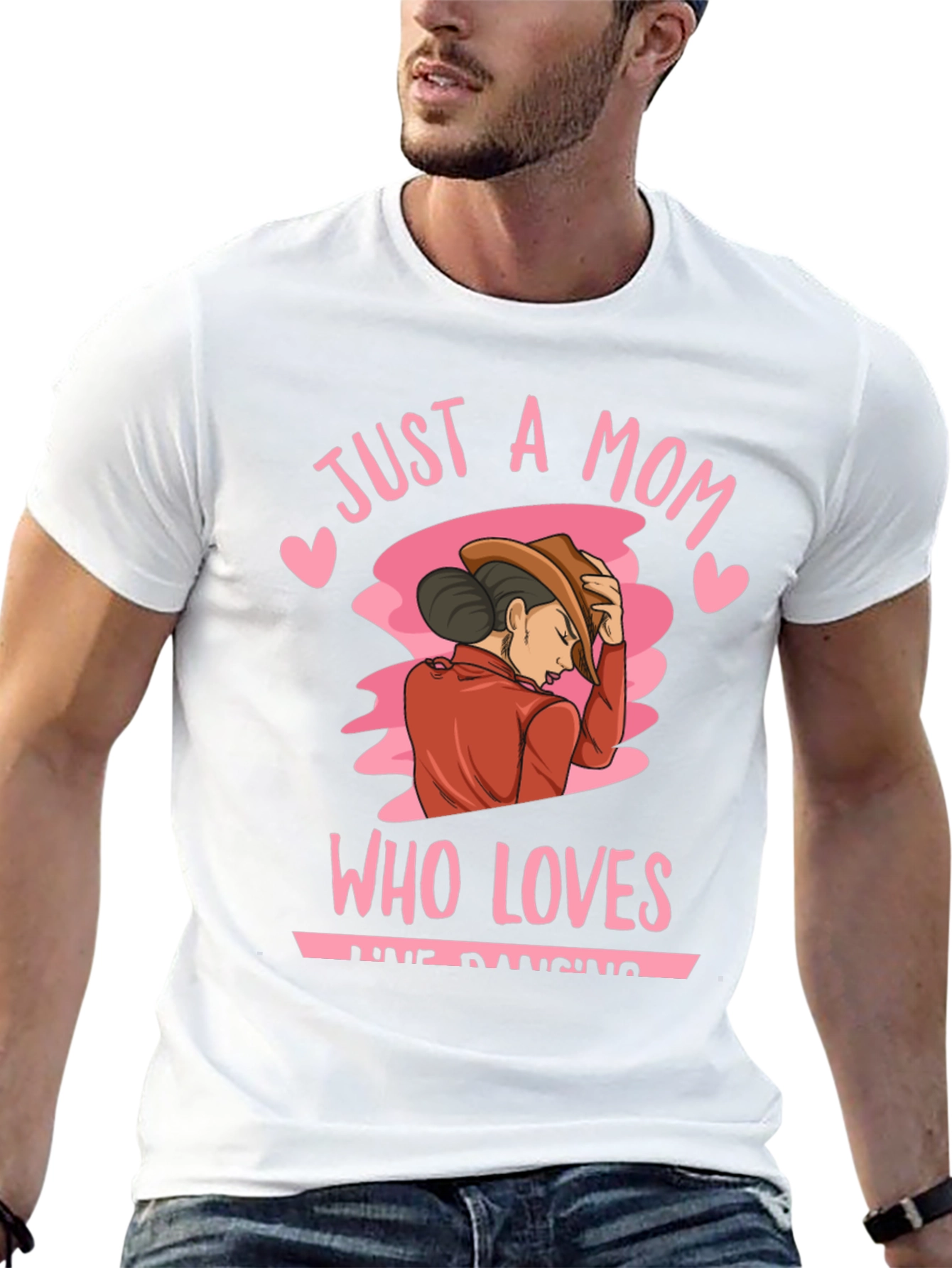 Just A Mom Who Loves Line Dancing T-Shirt