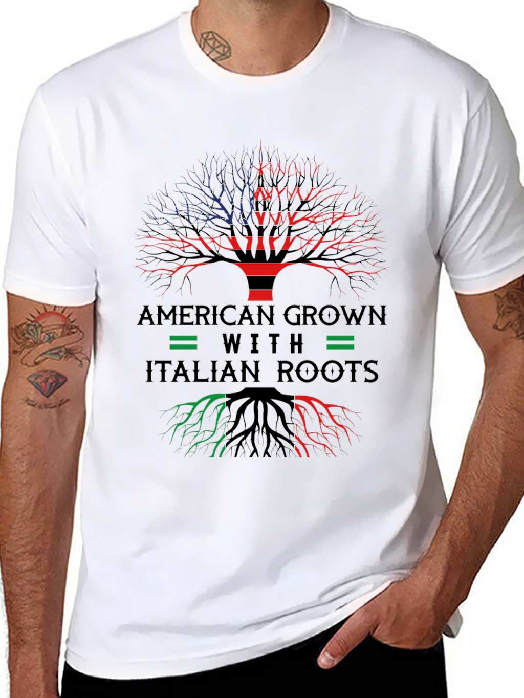 American Grown Italian Roots T-Shirt