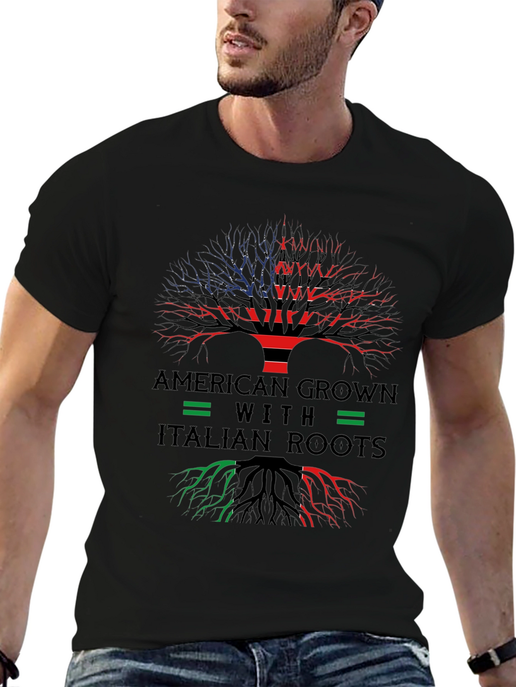 American Grown Italian Roots T-Shirt