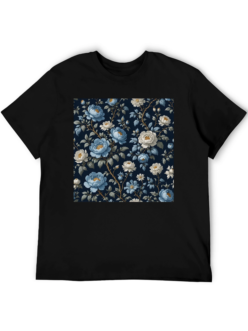 Floral Print T-Shirt - Stylish Everyday Wear