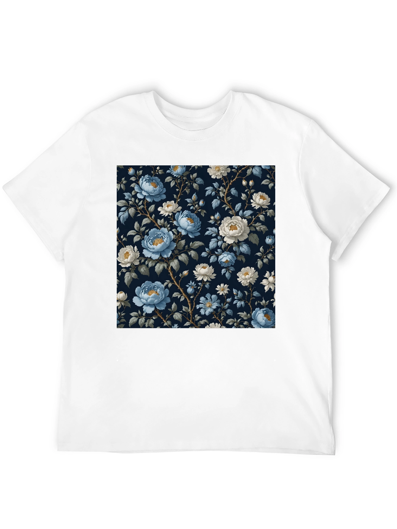 Floral Print T-Shirt - Stylish Everyday Wear