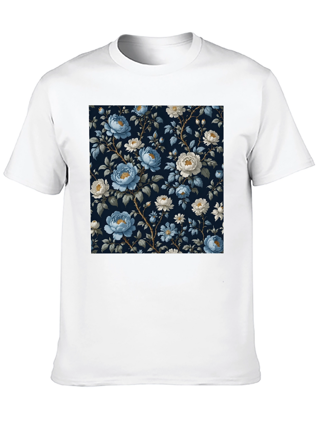 Floral Print T-Shirt - Stylish Everyday Wear