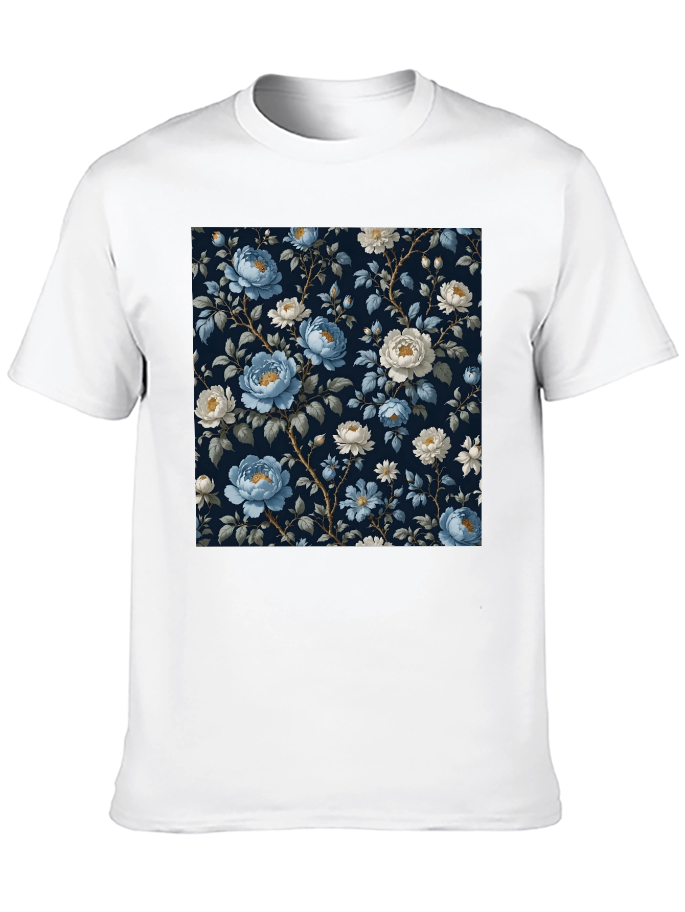 Floral Print T-Shirt - Stylish Everyday Wear