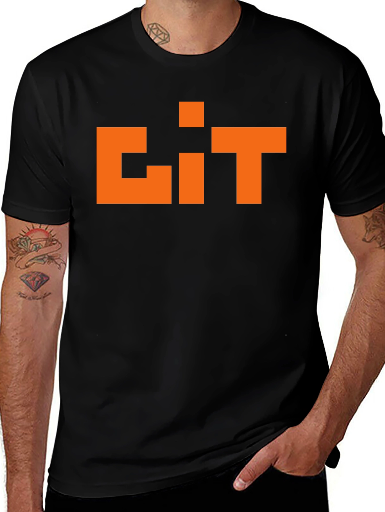 Retro LIT Graphic Tee - Cool Pixel Art T-Shirt