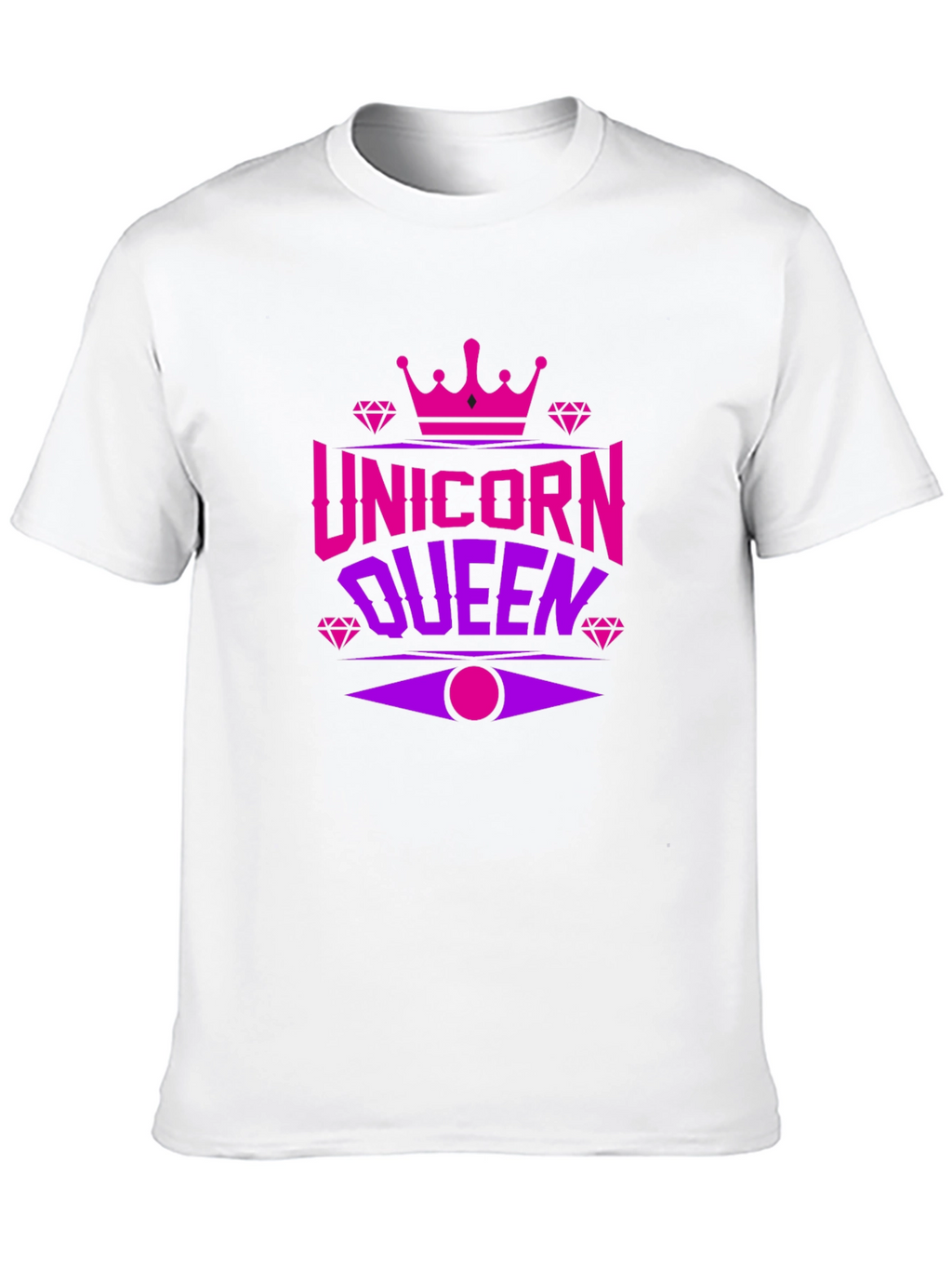 Unicorn Queen Black T-Shirt