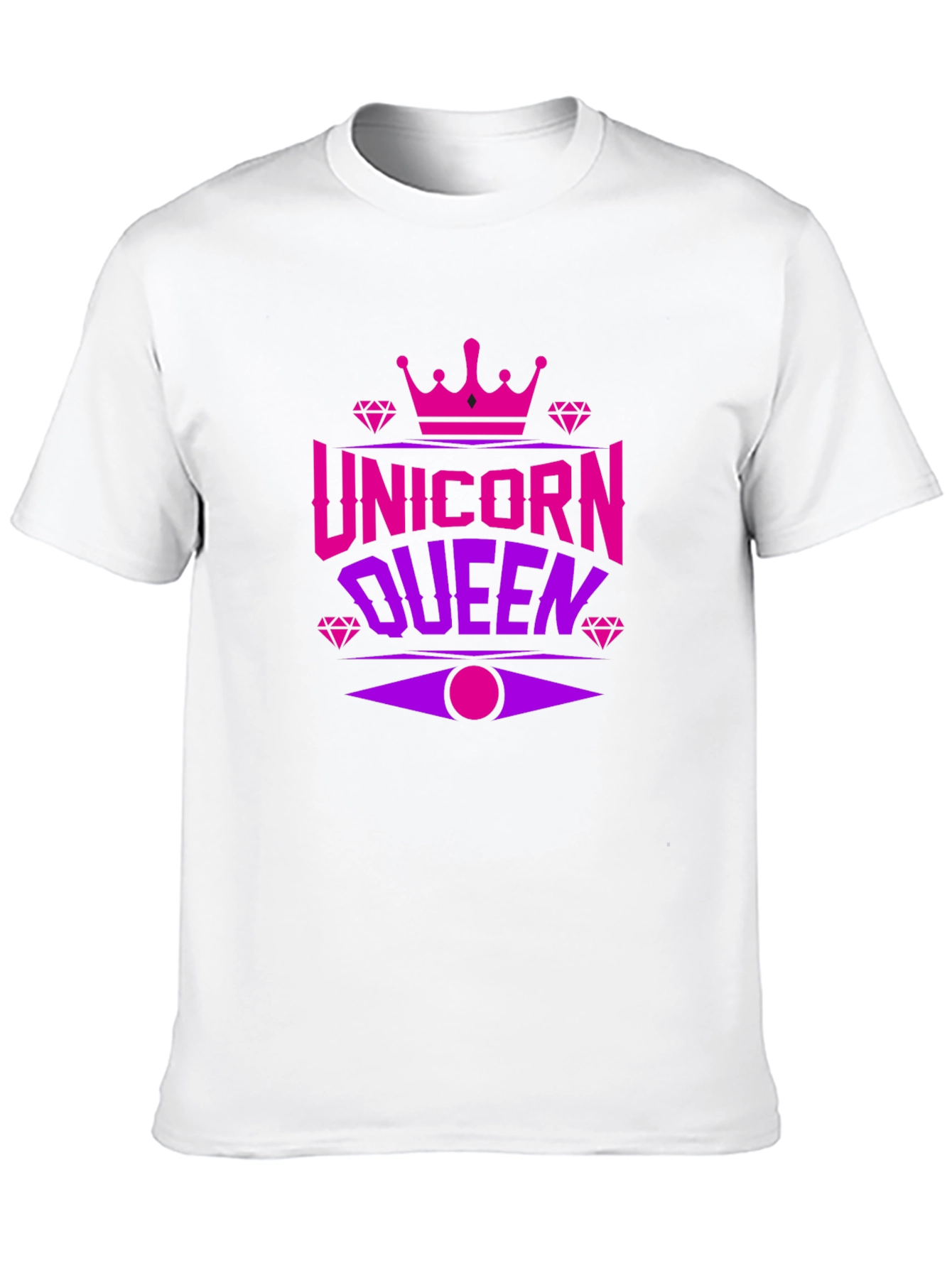 Unicorn Queen Black T-Shirt