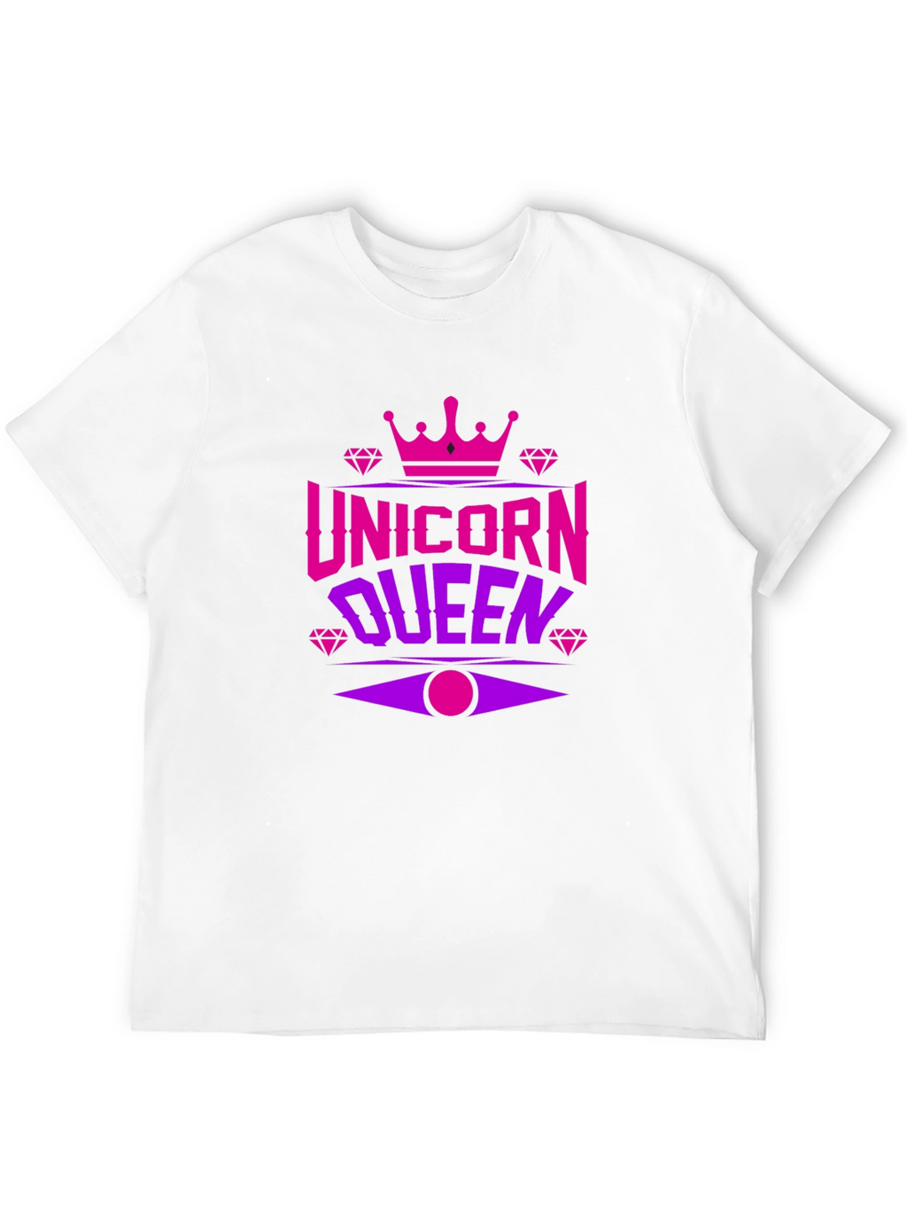 Unicorn Queen Black T-Shirt