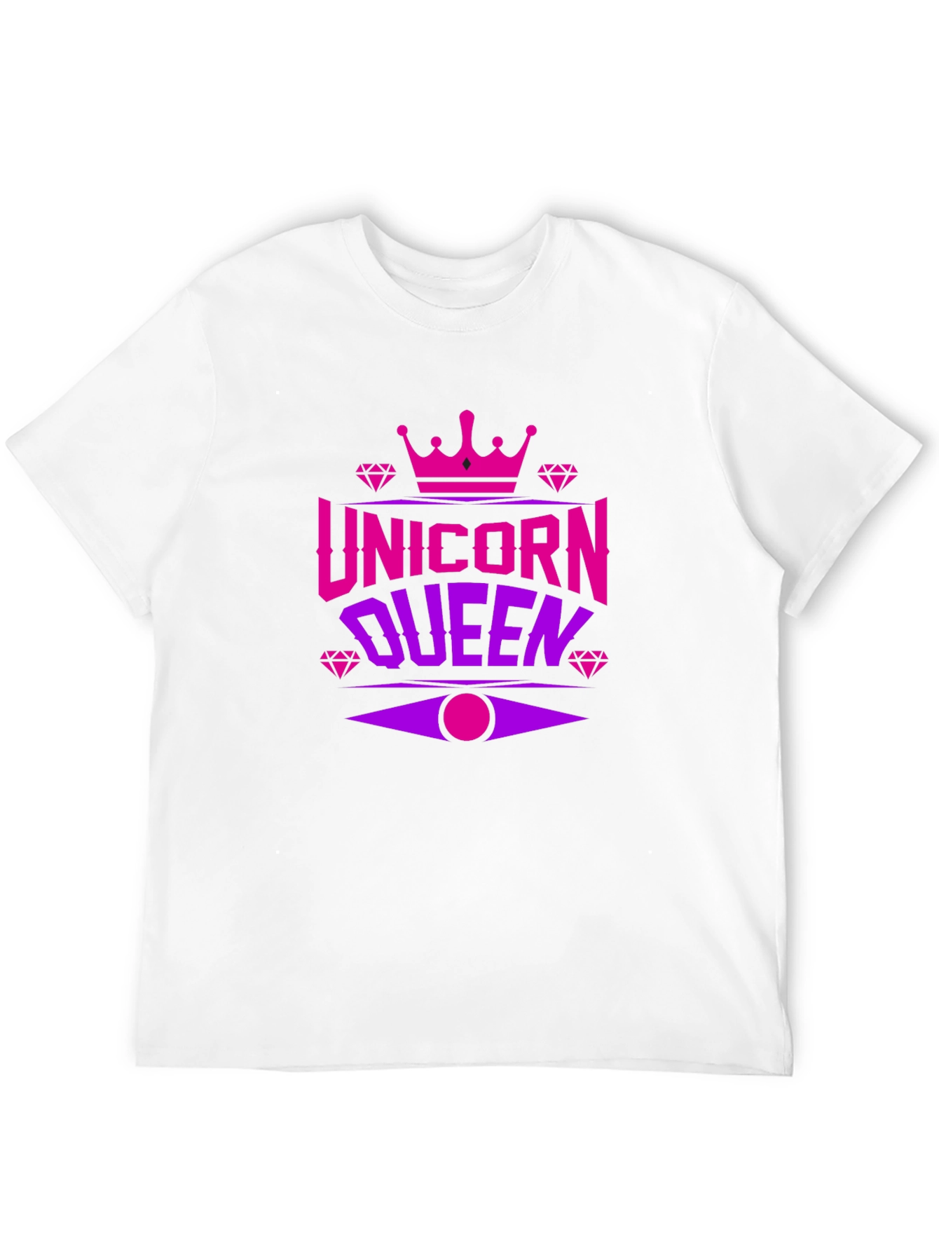 Unicorn Queen Black T-Shirt