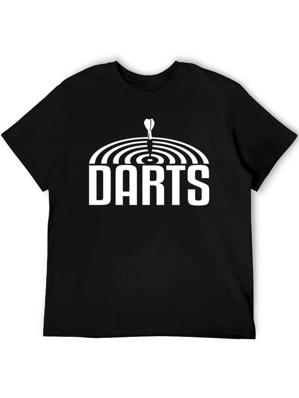 Darts Graphic Tee - Black Cotton