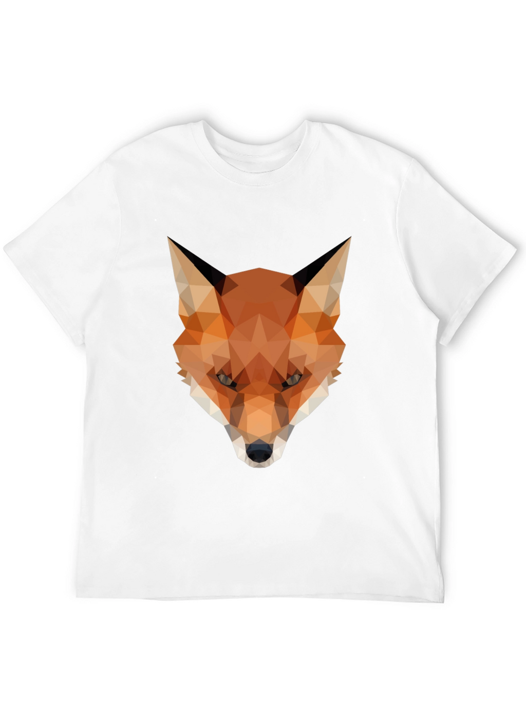 Geometric Fox T-Shirt - Modern Graphic Tee