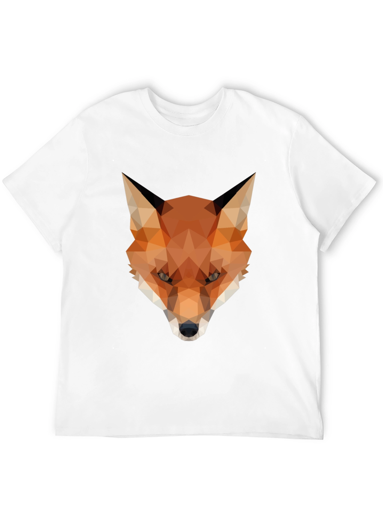 Geometric Fox T-Shirt - Modern Graphic Tee