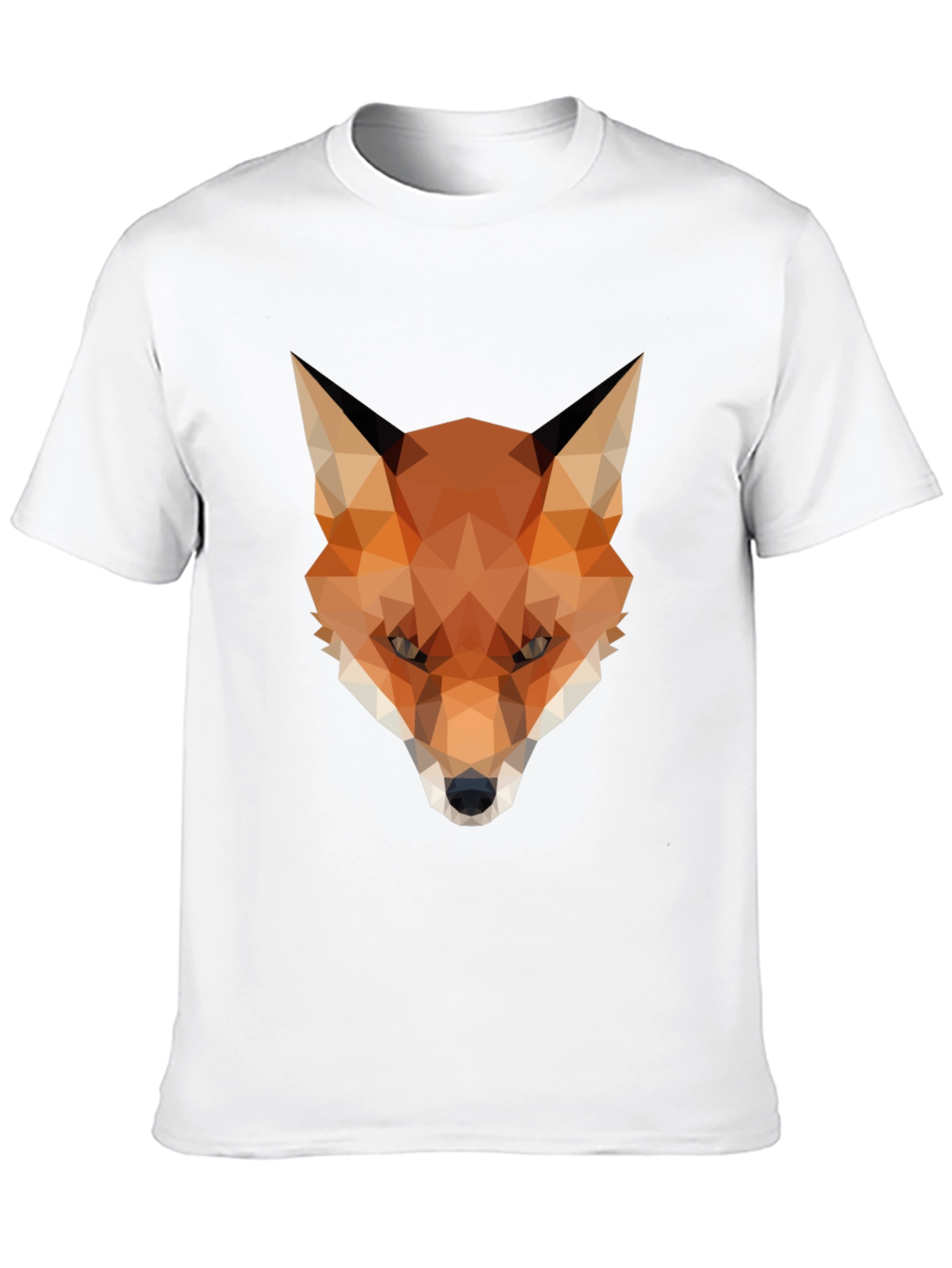 Geometric Fox T-Shirt - Modern Graphic Tee