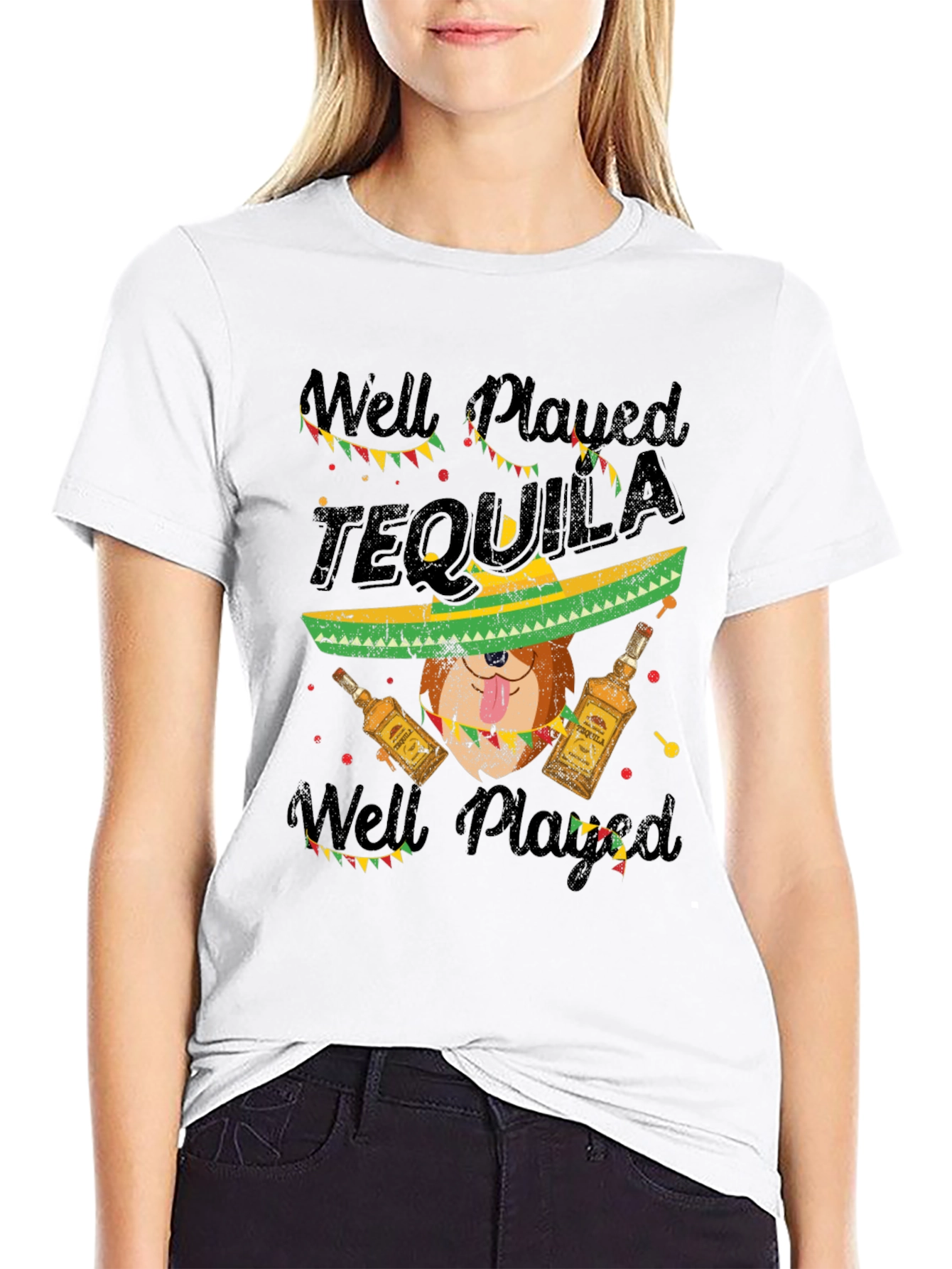 Well Played Tequila Novelty Graphic T-Shirt