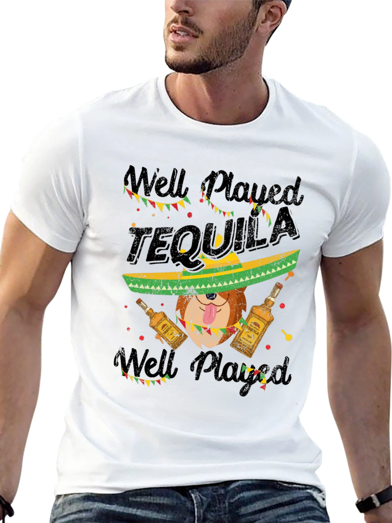 Well Played Tequila Novelty Graphic T-Shirt