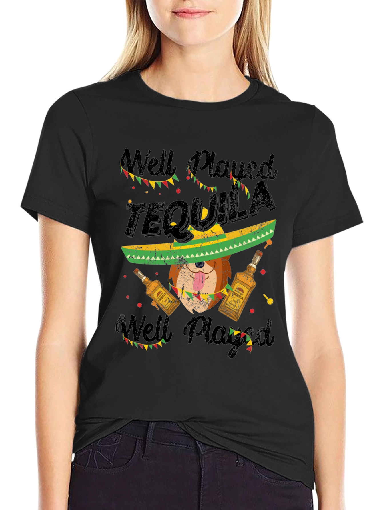 Well Played Tequila Novelty Graphic T-Shirt