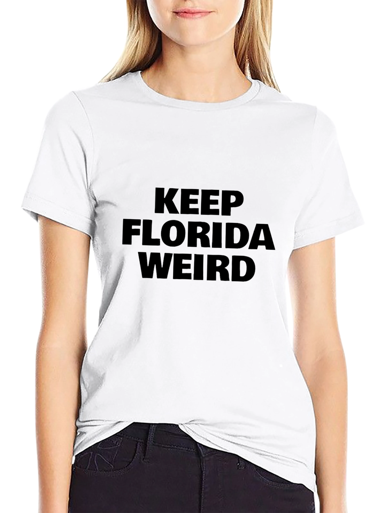 Keep Florida Weird Black Graphic Tee