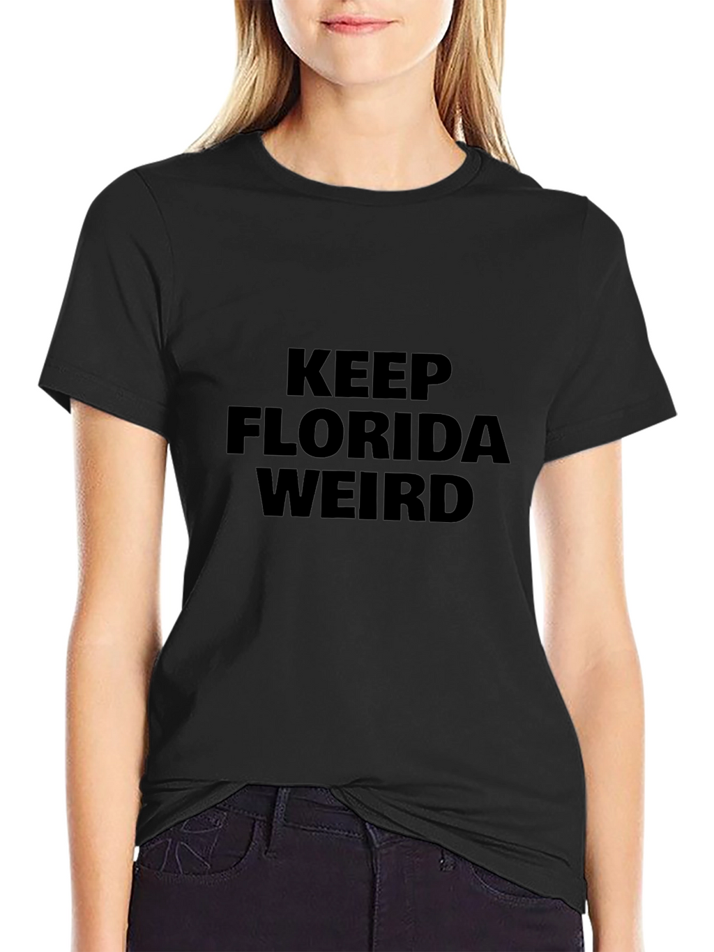 Keep Florida Weird Black Graphic Tee