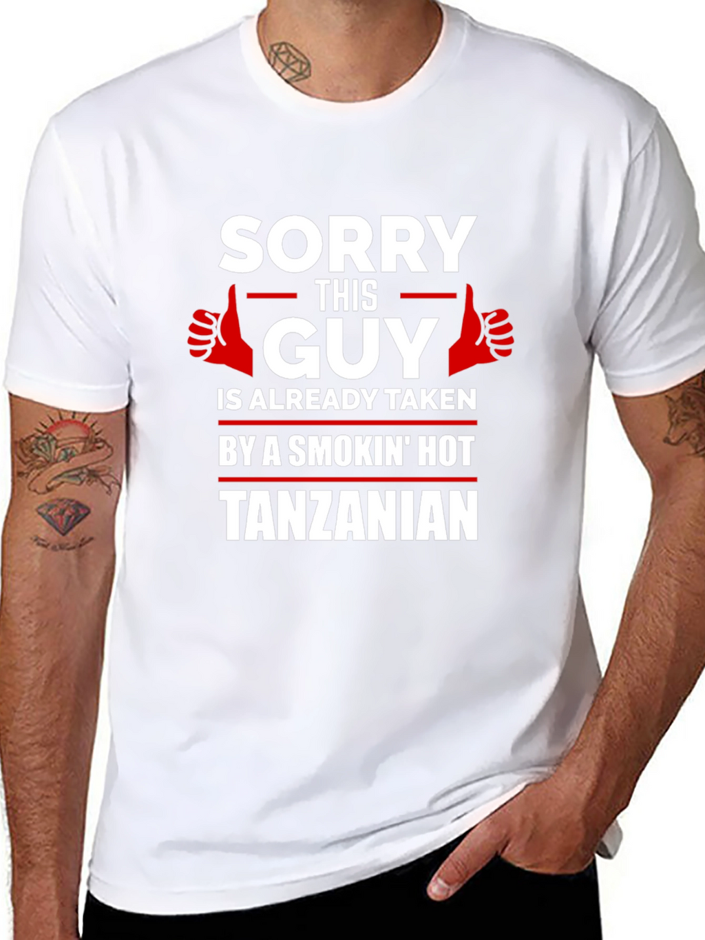 Taken by a Hot Tanzanian T-Shirt