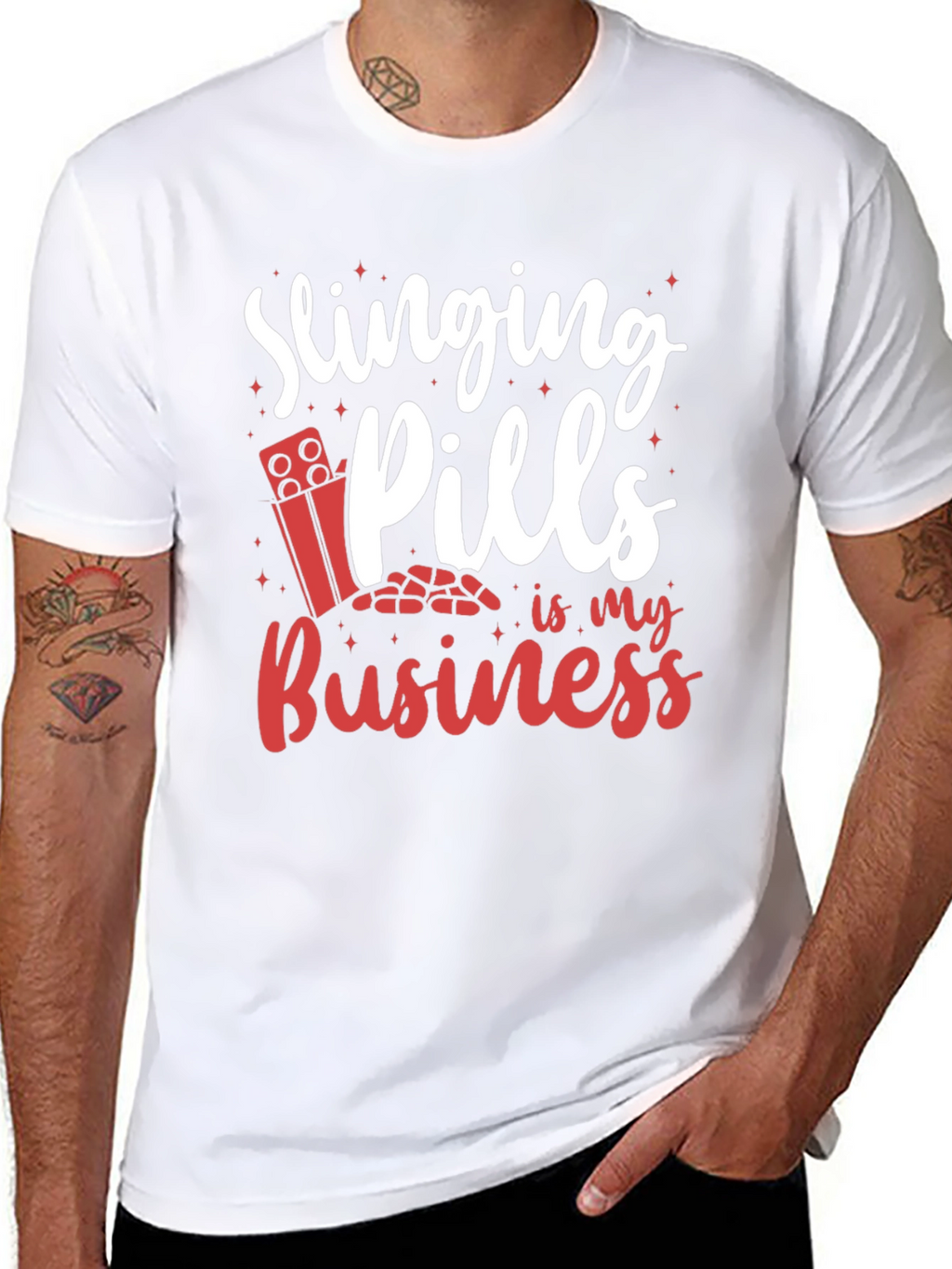 Slinging Pills Funny T-Shirt