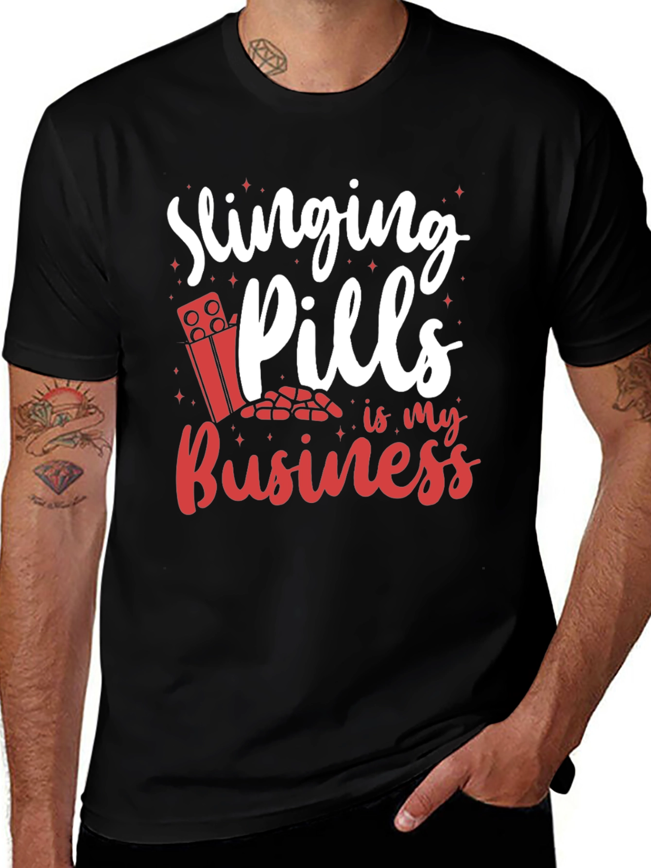Slinging Pills Funny T-Shirt