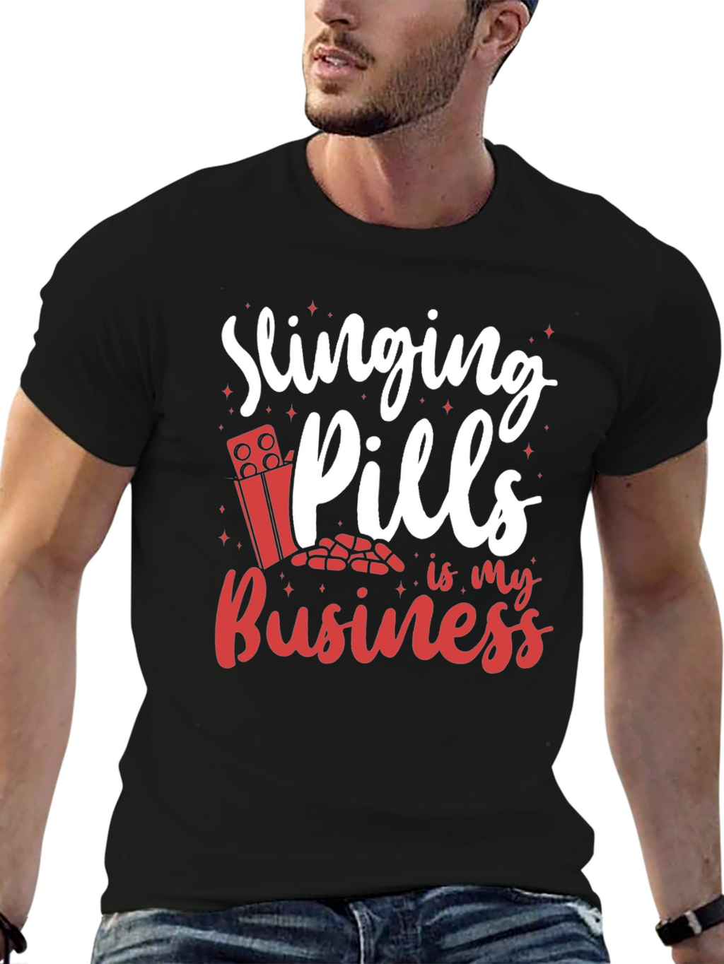 Slinging Pills Funny T-Shirt