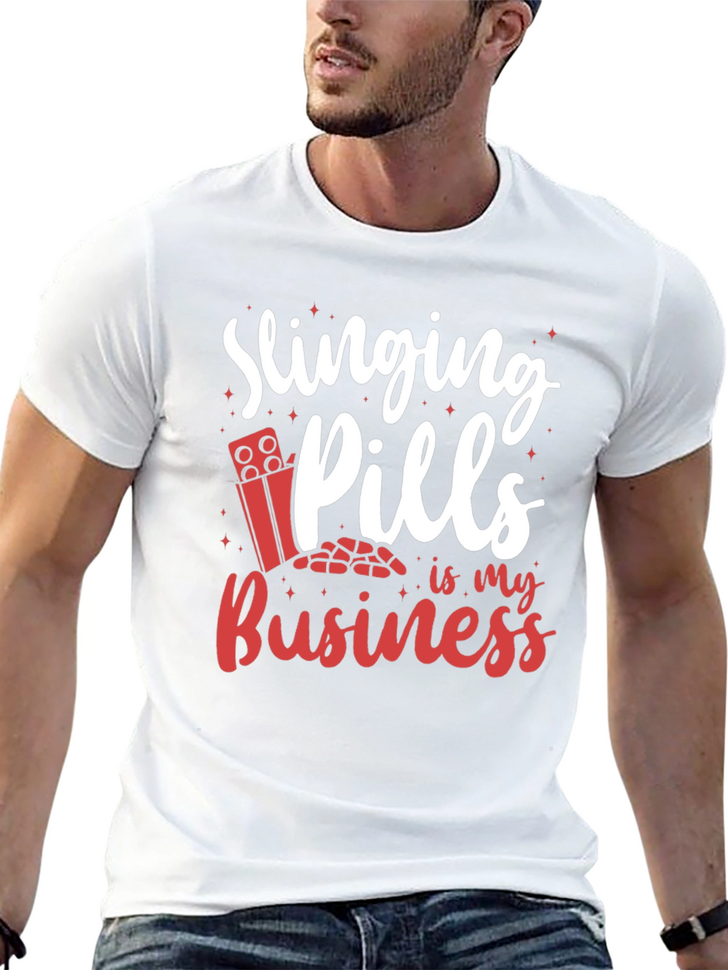 Slinging Pills Funny T-Shirt