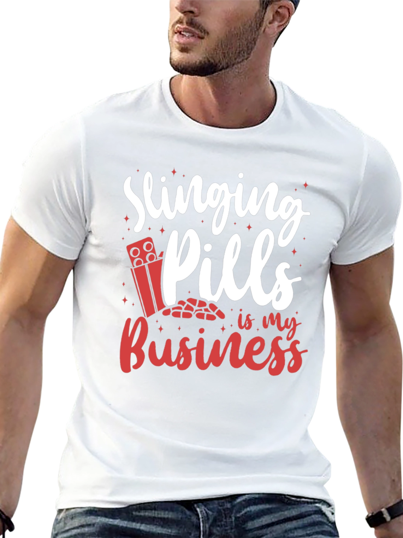 Slinging Pills Funny T-Shirt