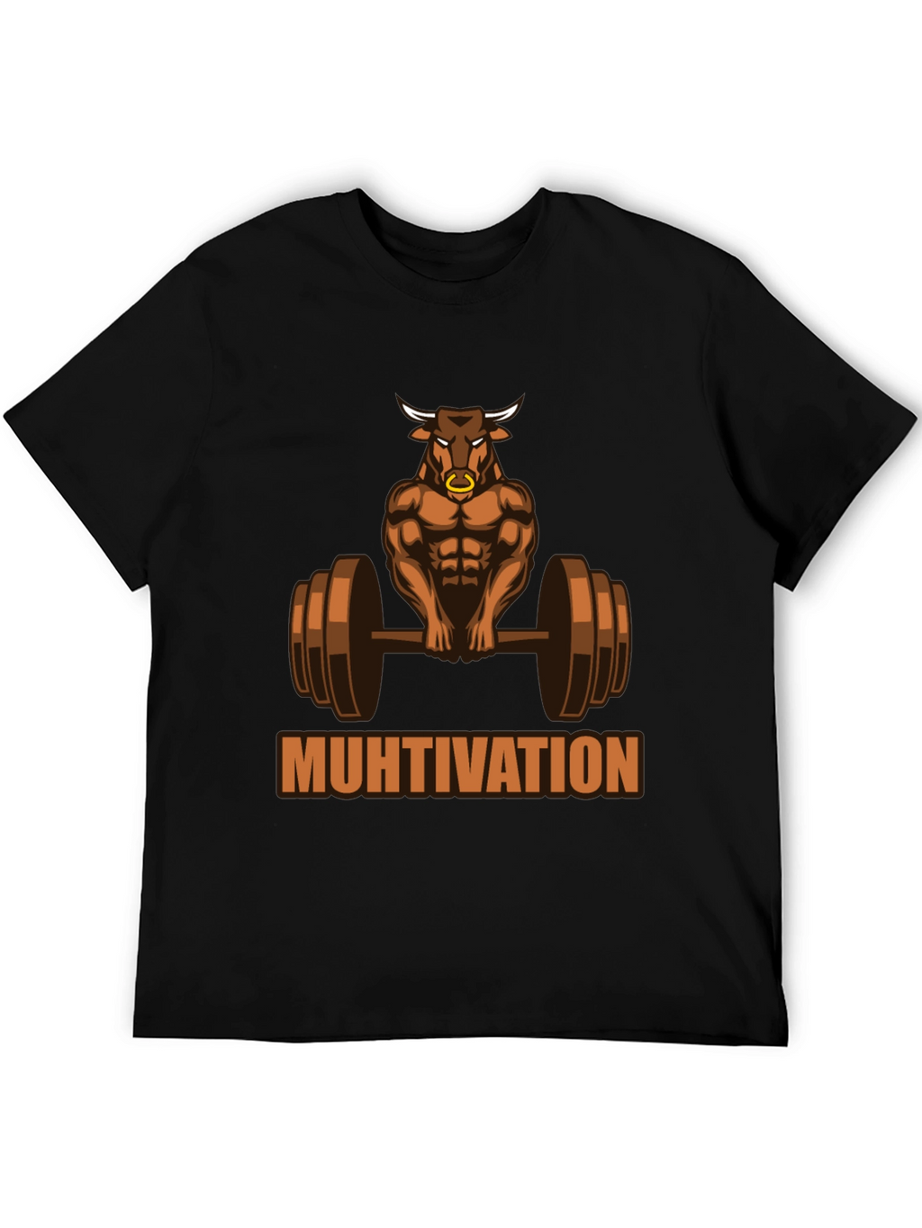 Muhtivation Gym Bull T-Shirt - Workout Motivation
