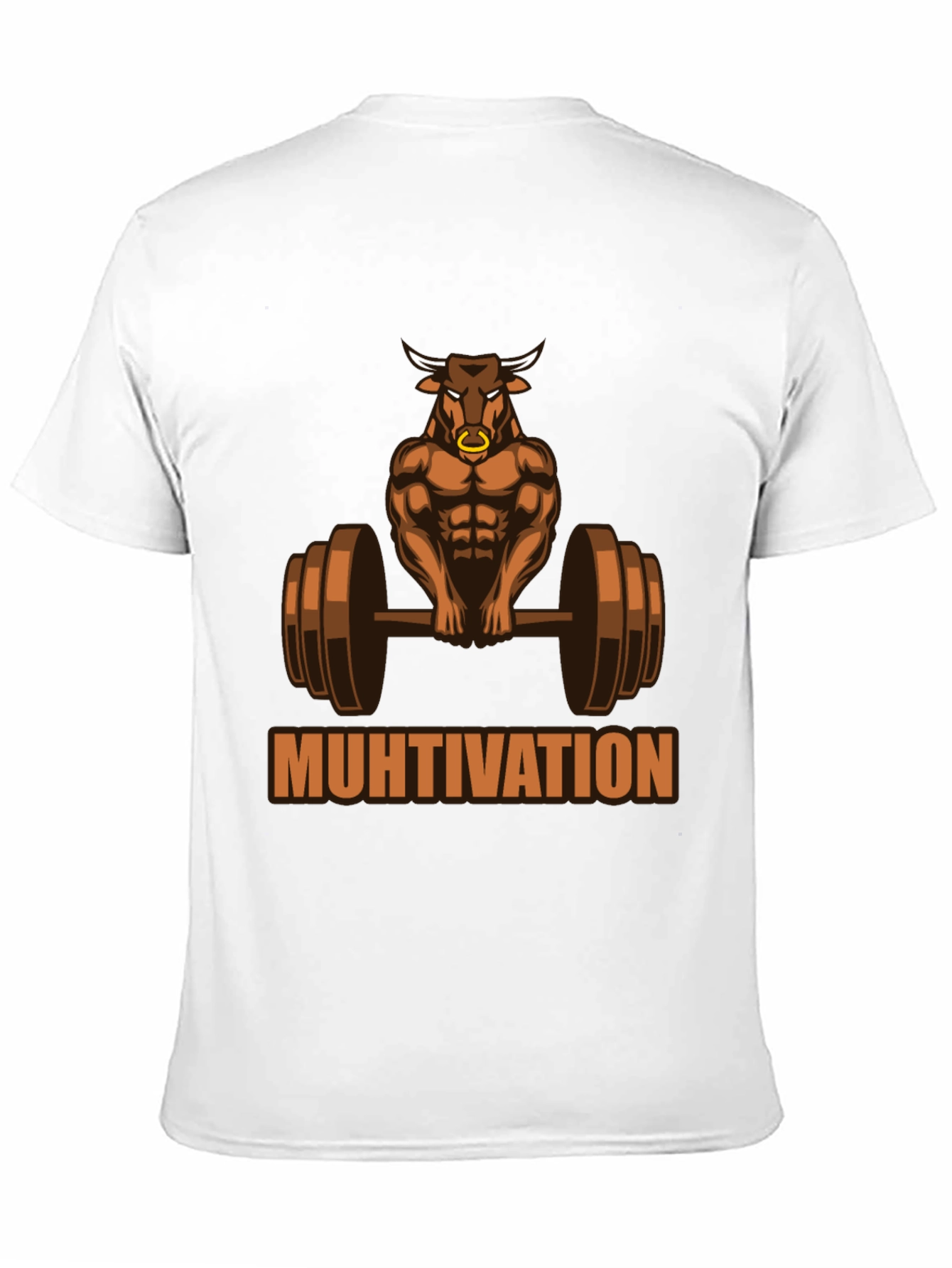 Muhtivation Gym Bull T-Shirt - Workout Motivation