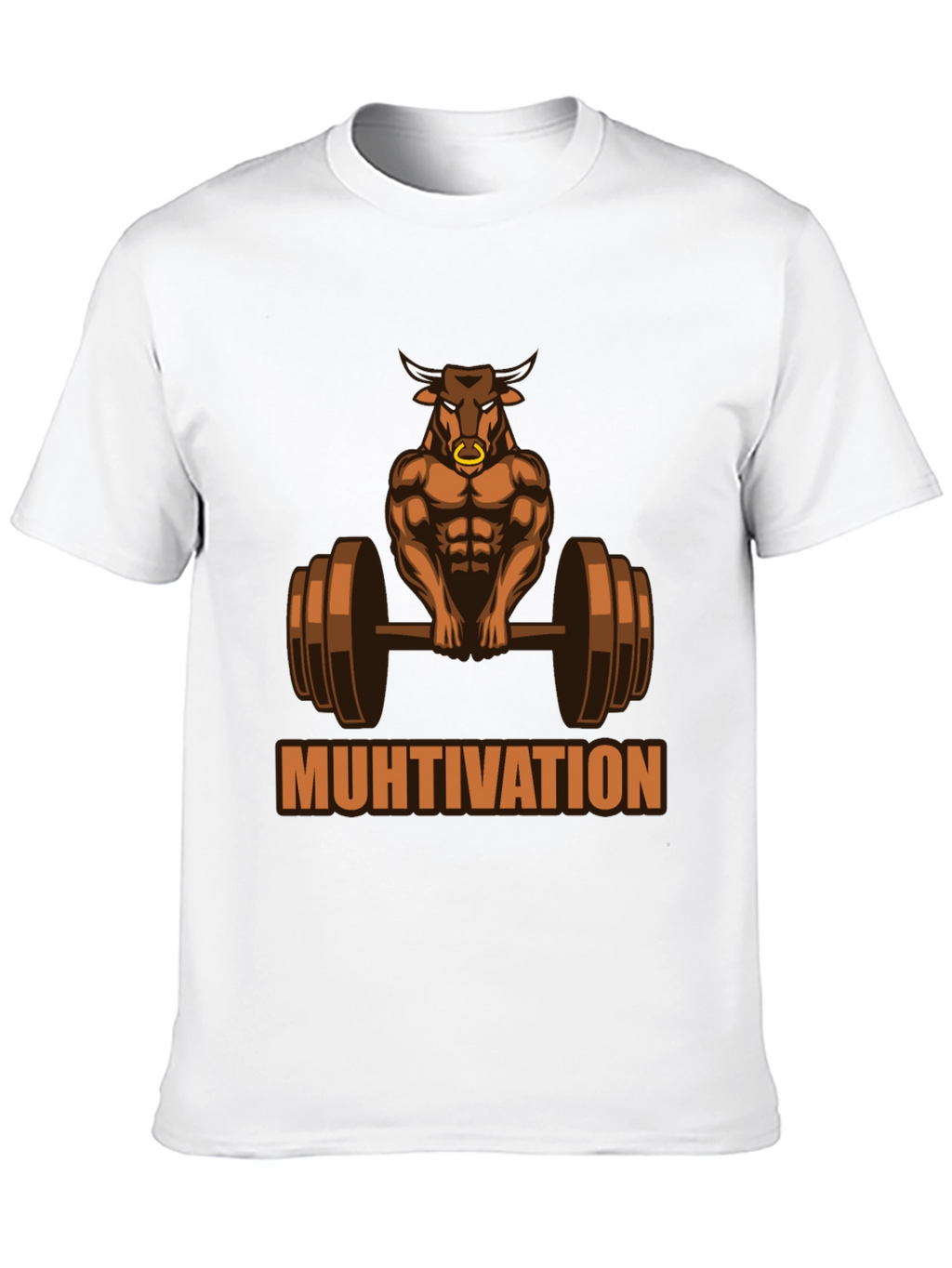 Muhtivation Gym Bull T-Shirt - Workout Motivation
