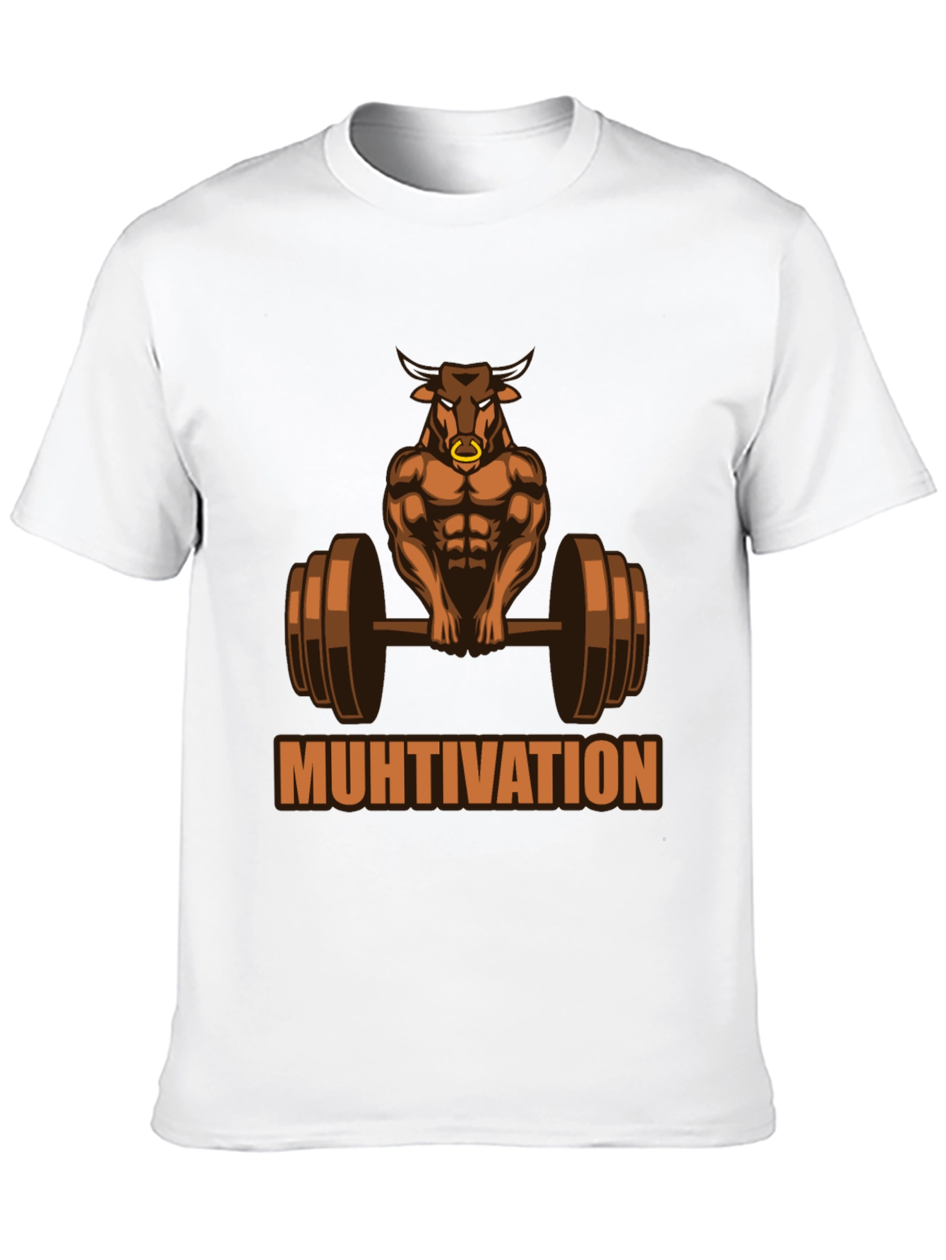 Muhtivation Gym Bull T-Shirt - Workout Motivation