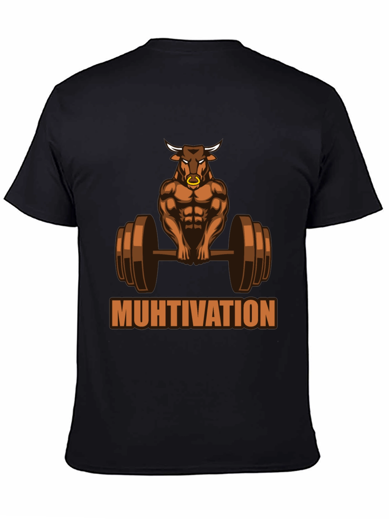 Muhtivation Gym Bull T-Shirt - Workout Motivation