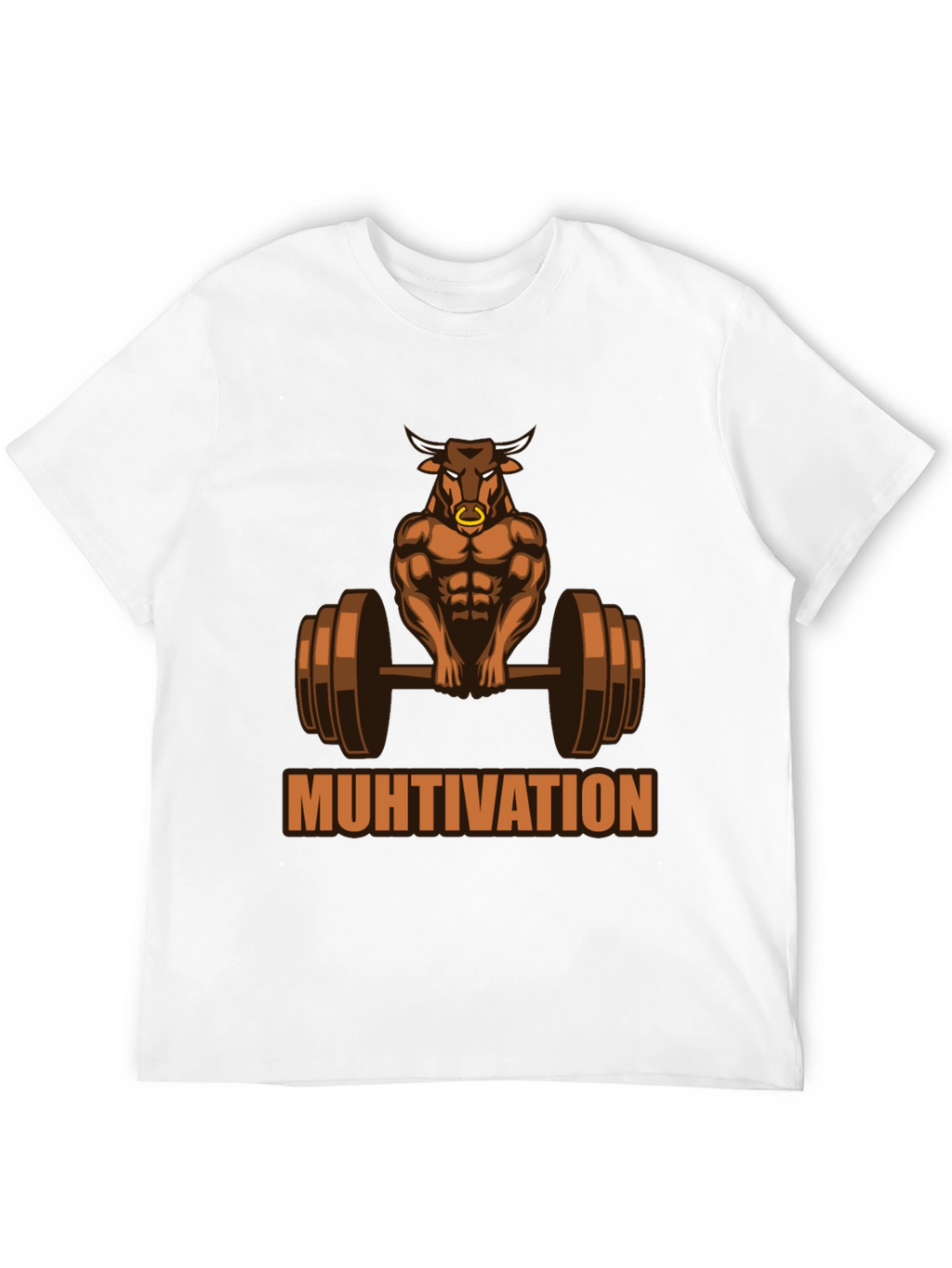 Muhtivation Gym Bull T-Shirt - Workout Motivation