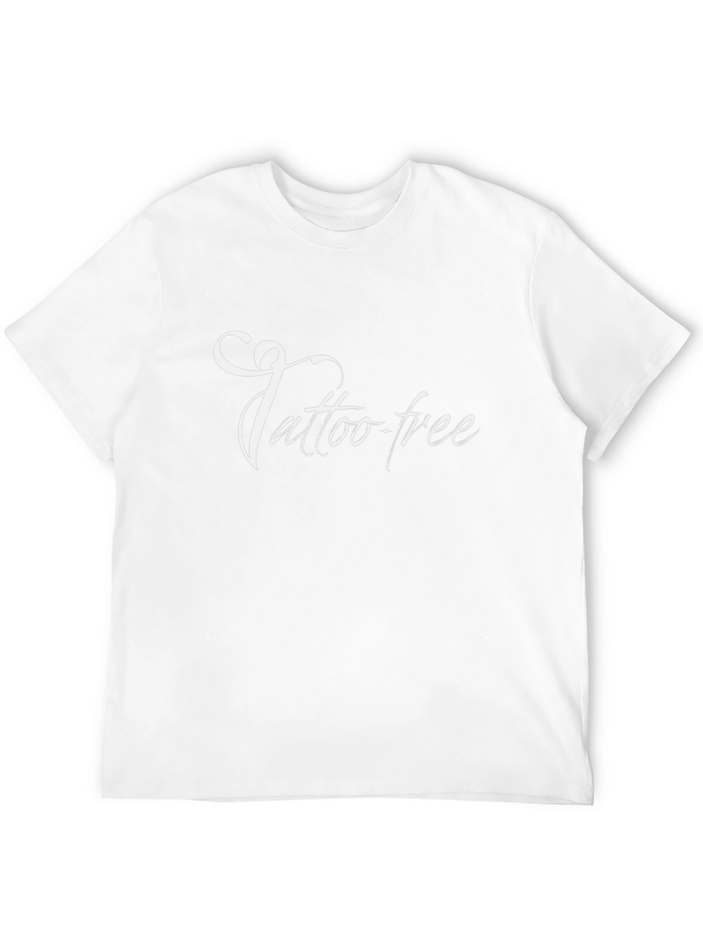 Tattoo-Free Black T-Shirt - Stylish Graphic Tee