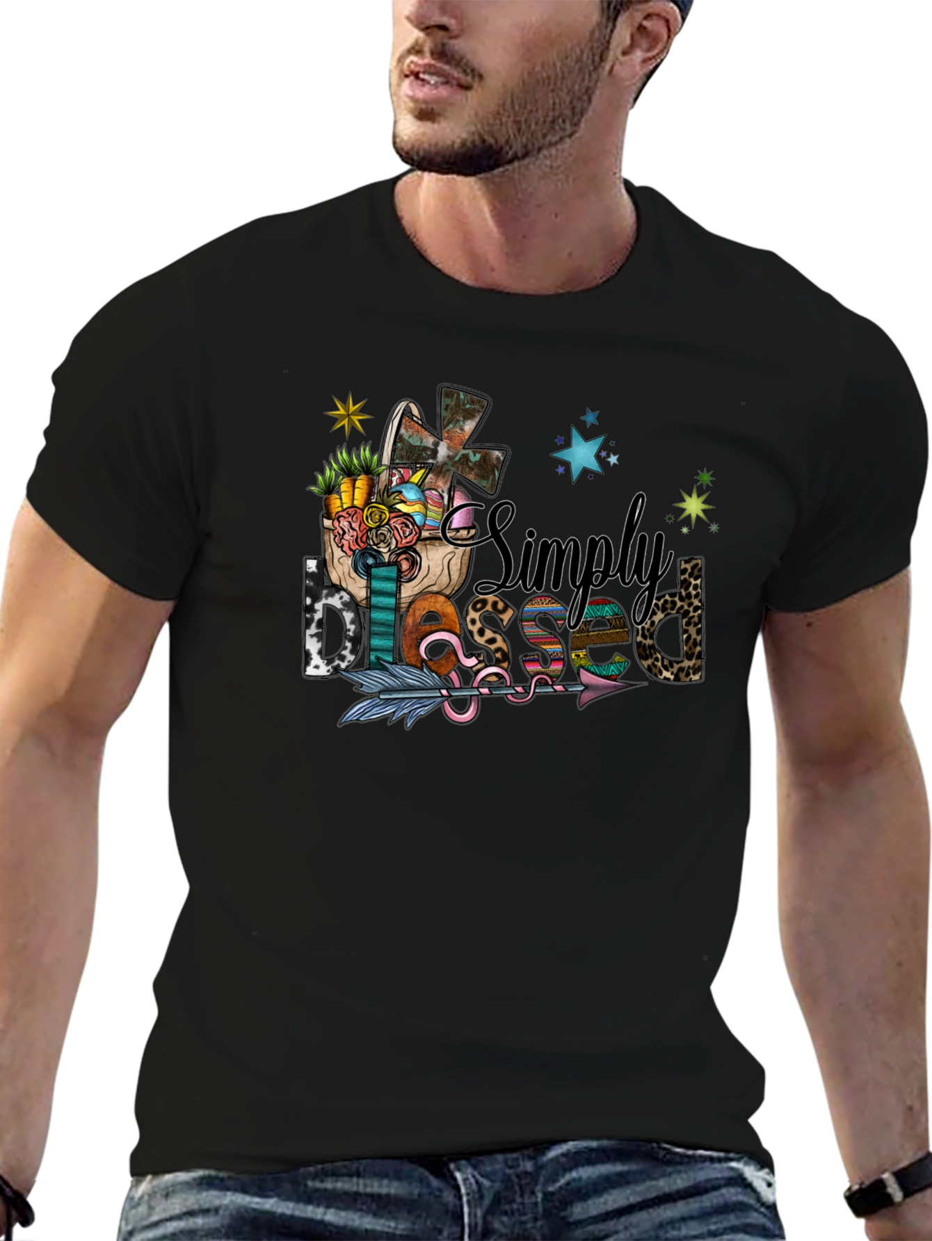 Simply Blessed Easter T-Shirt