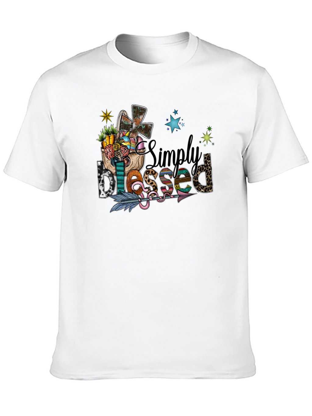 Simply Blessed Easter T-Shirt