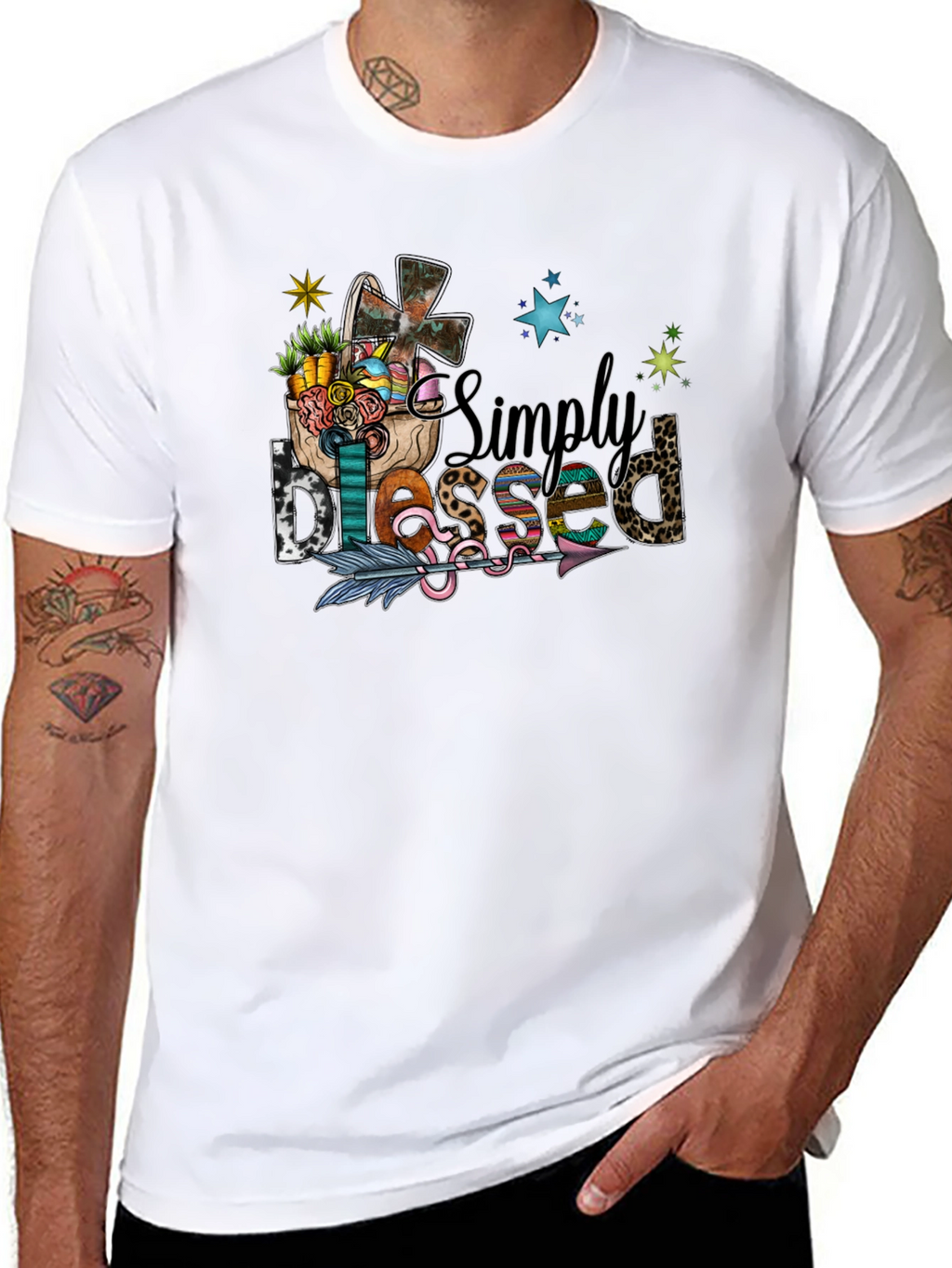 Simply Blessed Easter T-Shirt