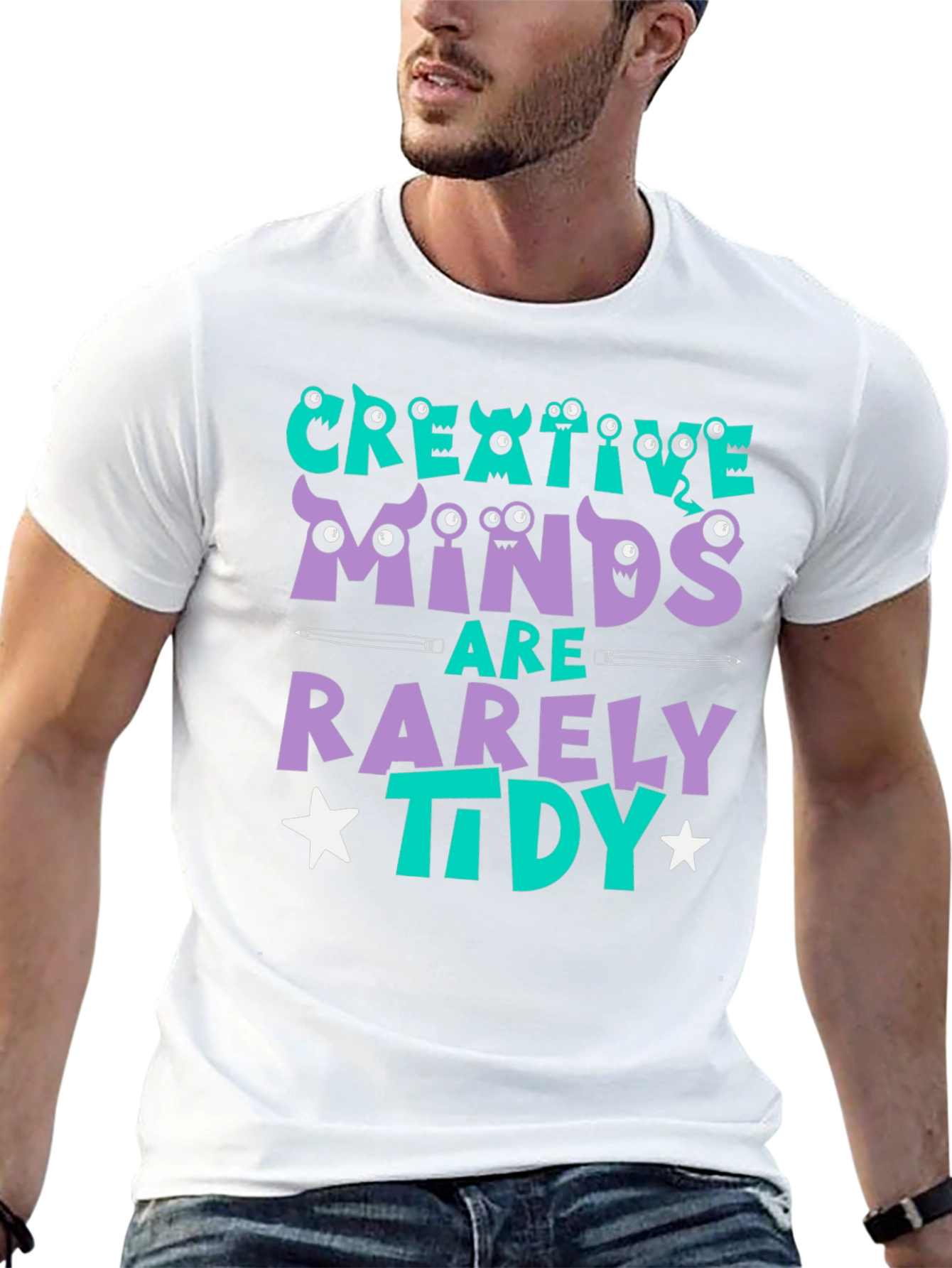 Creative Minds T-Shirt - Tidy Graphic Tee