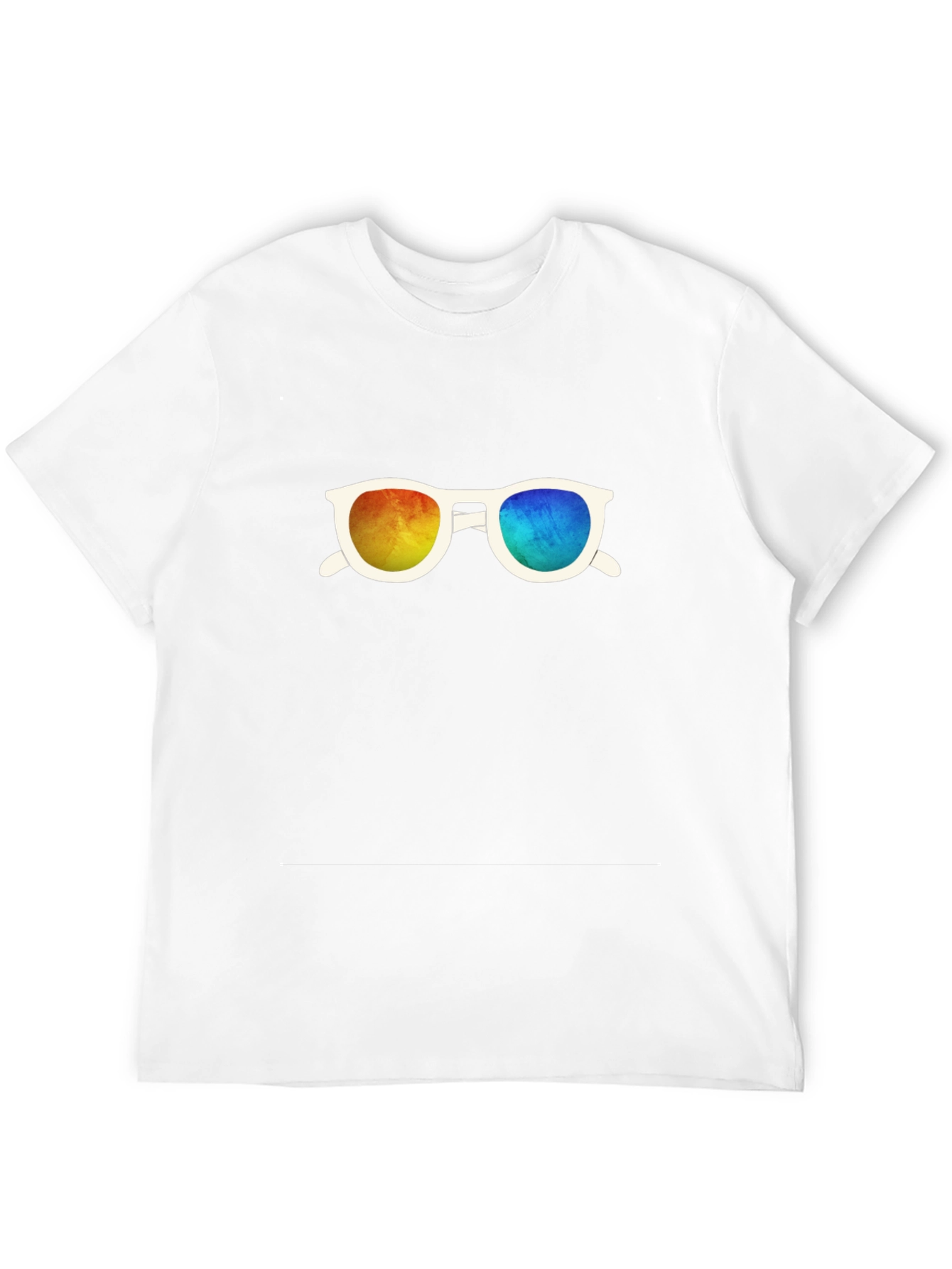 Retro Sunglasses Graphic Black T-Shirt